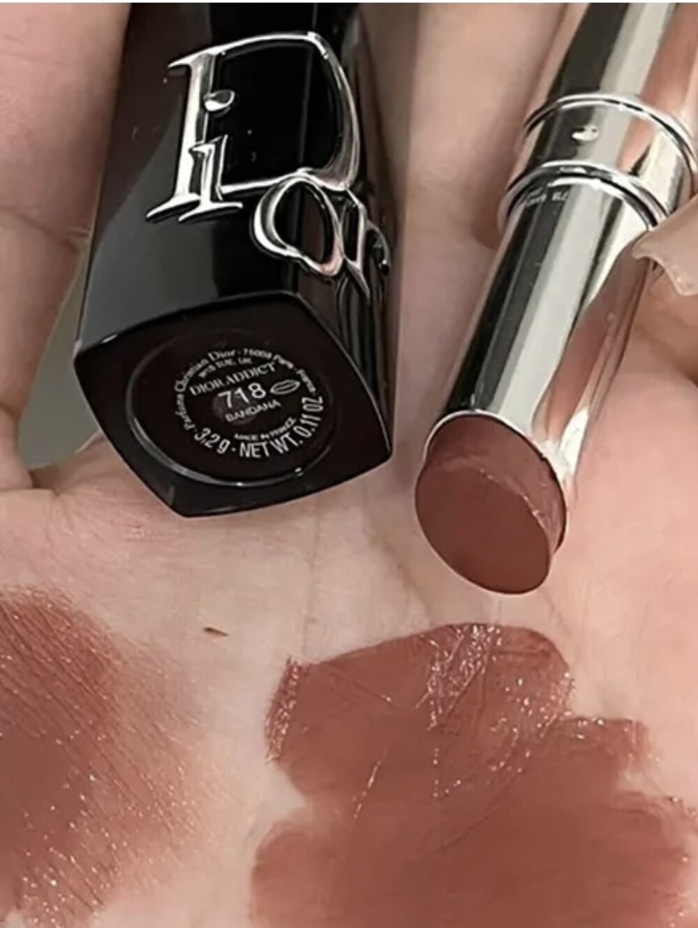 🧚‍♀️#718 BANDANA Dior Addict RARE SHADE Shine Lipstick NWT